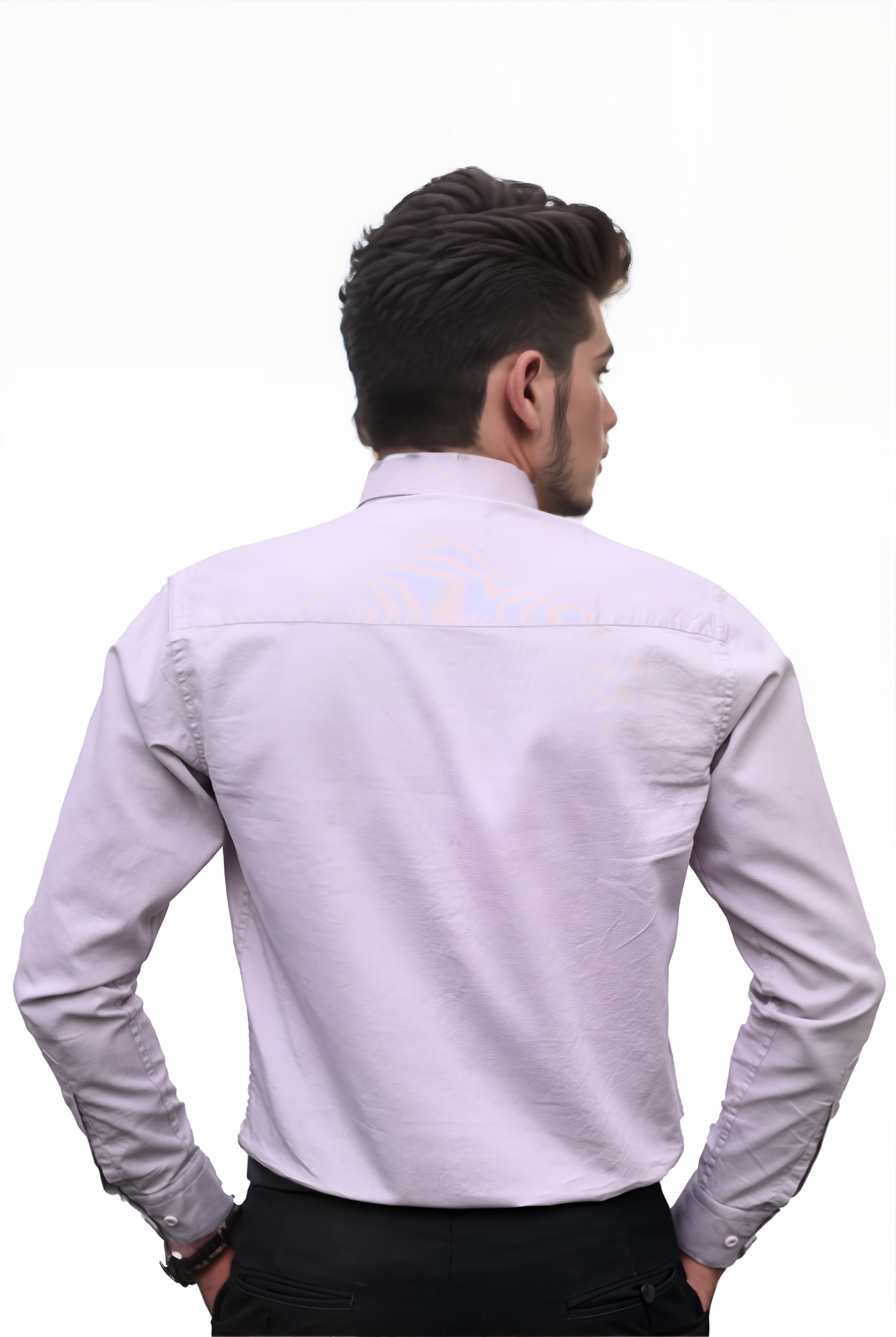 Men’s Dusty Pink Colour Oxford Shirt – 100% Cotton, Slim Fit, Smart Everyday Wear